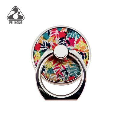 China Reusable Round Metal Rotating 360 Degree Finger Ring Cell Phone Holder for sale