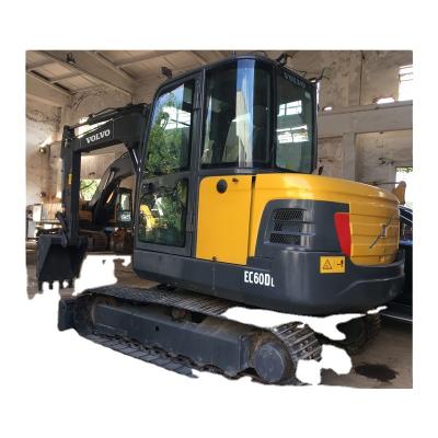 China Construction Digging Small machine 6 ton used excavator Volvo 60 for sale for sale