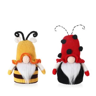 China 2022 Eco-Freindly Christmas Plush Gnome Ornaments on Mother's Day Summer Bee Plush Gnomes for sale