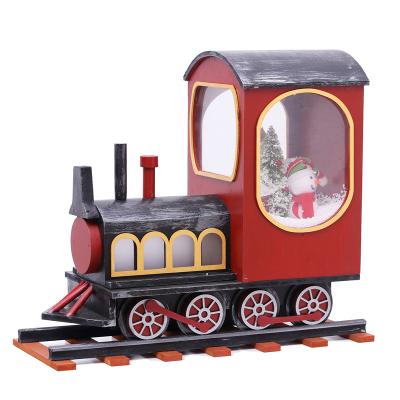 China New Design Manufacturer Custom Christmas Small Eco - Friendly Train For Christmas Decoration for sale