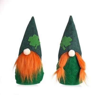 China Lasting National St Patrick's Day With Special Gifts Of Kitty Decor Gnome Dwarf Toys In Velvet Spiricle Design Dressing for sale