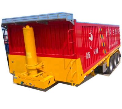 China Truck trailer china made dump semi trailer 3 axles 30m3 dump trailers with best prices for sale