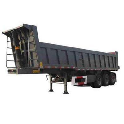 China Truck Trailer 3 Axle 35/40 CBM Tipper Trailer 60 Tons Full Dump Semi Trailer For Sale for sale