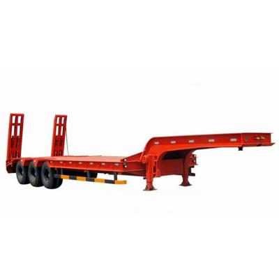 China Truck Trailer Low Bed Semi Trailer Series Hydraulic Type 40T-100T Optional for sale