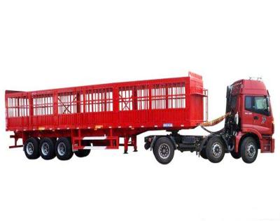 China Completely New Truck Trailer 3 Axles Rail Semi Trailer Truck Trailer 3 Axle Semi Trailer Complete Chassis Sand Steel Blasting Size: 500mm 35T for sale