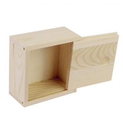 China Recycled Materials For Push And Pull Wooden Gift Boxes With Lids Customized Logo for sale