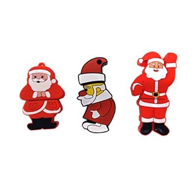 China Plastic ready to ship Santa Claus usb drive bulk 2gb usb flash drives custom 3D shape usb flash PENDRIVE for sale