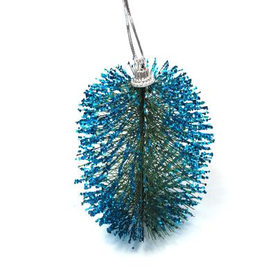 China Christamas Home Decoration 2021 Hot Sale Custom Blue Christmas Ball Decoration for sale