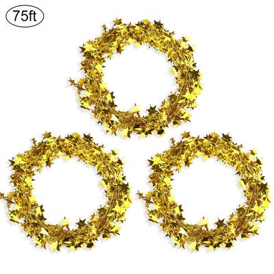 China Beautiful Christmas Tinsel Garland Celebrate Decorations Party Disco Happy New Years Years Party Indoor and Outdoor Supplies for sale