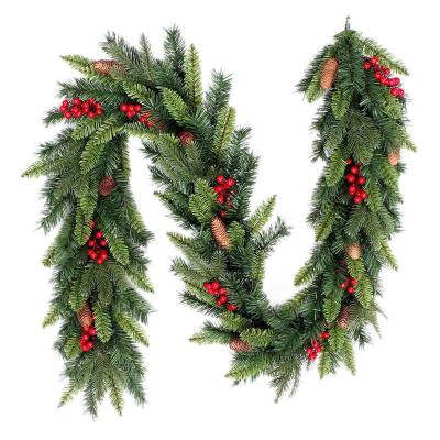 China Christmas Tree Ornament Garland Indoor Decorations Wholesale 2020 Christmas Design Christmas Decoration Welcom OEM Green New for sale