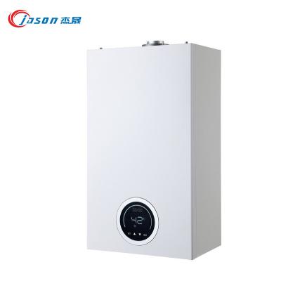 China Hotel wall hung gas boiler LCD display gas combi boiler for floor heating for sale