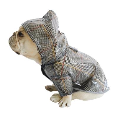 China Stocked High Quality PU Raincoats Hobbywin Clothes Waterproof Dog Pet Raincoat for sale