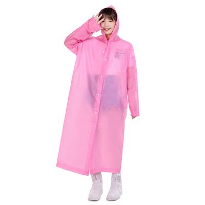 China Factory Hot Sale Wholesale Eva Raincoat Recycled Disposable Rain Poncho Plastic Emergency Raincoats for sale