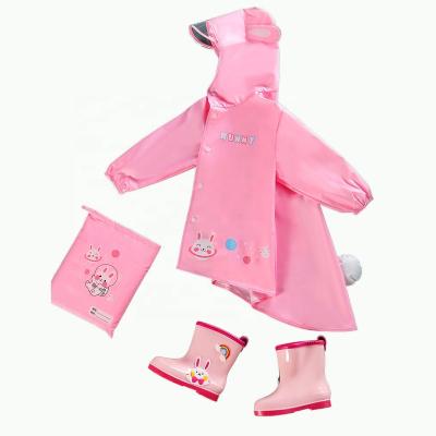 China 2022 High Quality Waterproof Rain Resistant Full Printing Children's Poncho for sale