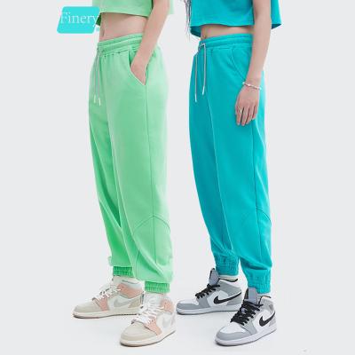 China 2021 New Fashion OEM Women Anti-pilling Loose Custom Sport Pants Casual Yoga Pants Organic Cotton Pants for sale