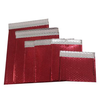 China Water Proof And Shakeproof Damping Red Mailer Envelope Mailing Bag With Bubble Mailer for sale