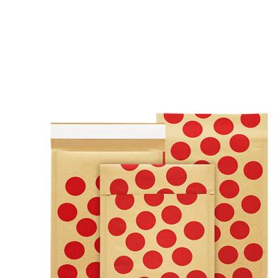 China Environmentally Friendly Polka Dot Wrapping Paper Red Envelope Bag Environmentally Friendly Bubble Bag for sale