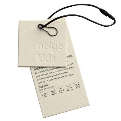 China Custom LOGO Card Listing Women's High-Grade Custom Clothing Label Hanging Tag Other's Hanging Tag Trademark for sale