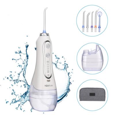 China Draadloos Water Flosser de Verwijderbare Tank van 300 ml met Waterdichte IPX7 Te koop