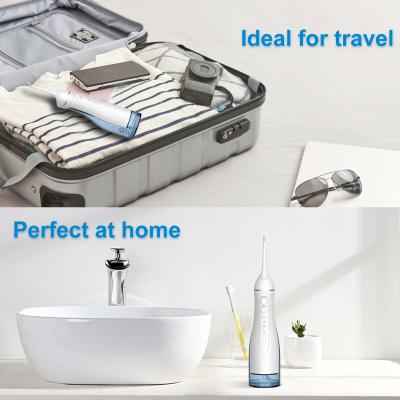 China 300ml Cordless Portable Teeth Cleaning Oral Irrigator ABS Plastic Ipx7 Waterproof Rechargeable for sale