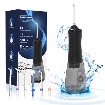 China CE ROHS 5 models Water Dental Flosser With 2500MAH battery For Oral Care Irrigator for sale