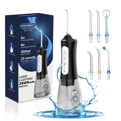 Cina Flosser elettrico avanzato con 5 modalità di pressione e serbatoio d'acqua da 300 ml per una cura orale efficace in vendita