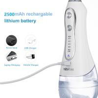 China 4 in 1 Electric Water Flosser Black/White 2500mAh Rechargeable Battery 5 Hours Charging Time for sale