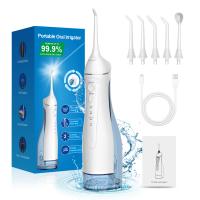 China Flosser eléctrico de agua IPX7 de 300 ml personalizable para limpieza y blanqueamiento dental certificado por la FDA en venta