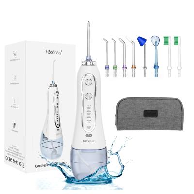 China ABS Plastic 300ml Rechargeable Dental Water Flosser with USB Charging and 5 Cleaning Modes for Healthy Teeth IPX7 Waterproof for sale