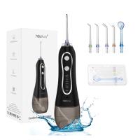 China Flosser de água elétrico portátil com bateria grande e design IPX7 para limpeza de dentes conveniente à venda