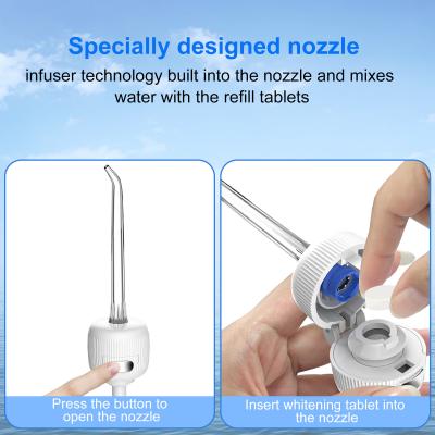 China Hotel Water Pulse Draadloos Hoogdrukwater 3 Modes 300ml Capaciteit Draagbare tandheelkundige irrigator Mondreiniger Water Flosser Te koop