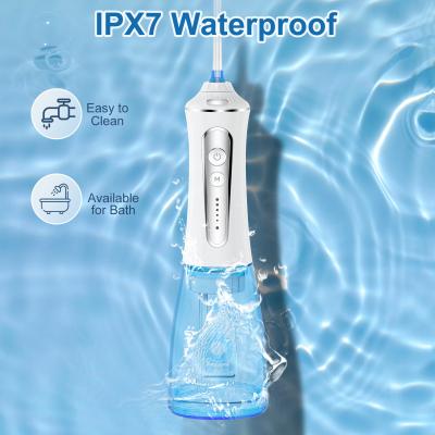 China Electric Water Flosser For Teeth 300ml Water Tank Capacity IPX7 Waterproof Grade Portable Water Toothpick Dental Flosser for sale