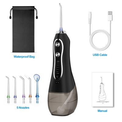 China Portable Mini Cordless Electric IPX6 Waterproof Teeth Cleaning Oral Irrigator USB Dental Pick Flosser Cordless Battery for sale