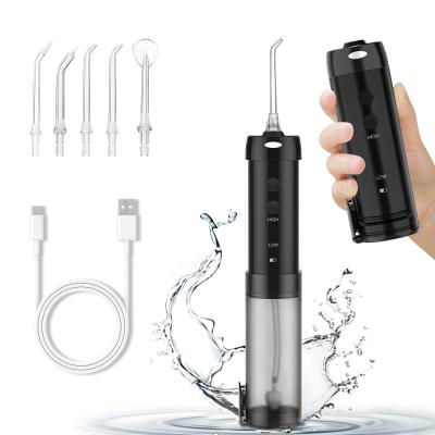 China Irrigador Oral sem fio Picador de água Massagem portátil Irrigador Dental limpo com fio dental com 4 bicos de jato para viagem para casa à venda