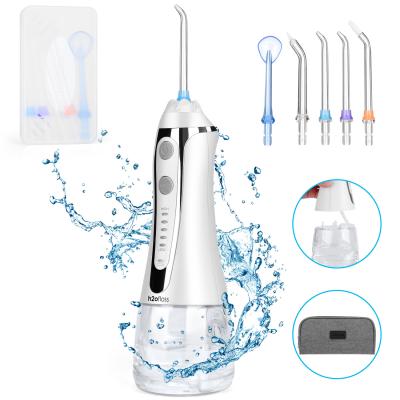 China ABS Water Jet Flosser , IPX7 Waterproof oral floss water jet 2500mah for sale