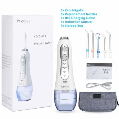 중국 cordless Oral Irrigator Water Flosser With 3 working modes FDA Approved 판매용