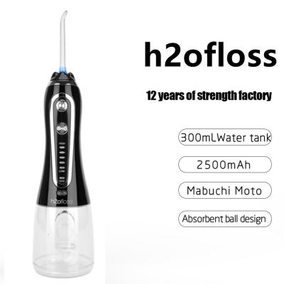 China Ergonomic Ultrasonic Oral Irrigator Water Flosser IPX7 Waterproof for sale