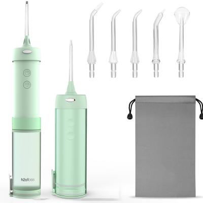 Cina FDA Mini Portable Ultrasonic Water Flosser senza cordone per cura orale in vendita