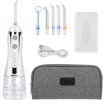 China Tand Draagbaar Water Flosser IPX7 Waterdicht met 2500mAh-Lithiumbatterij Te koop