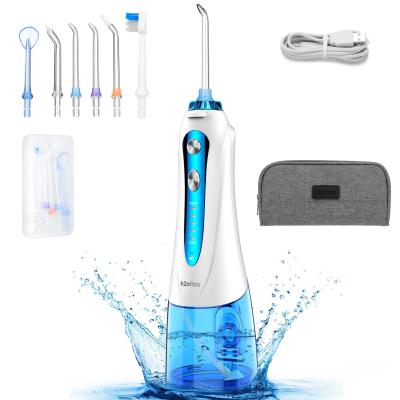 China USB die Water Jet Flosser For Teeth 4 het Schoonmaken Waterdichte Wijzen IPX7 laden Te koop