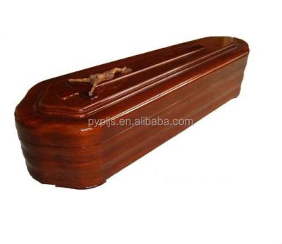 China European Style Casket Solid Wood Chinese Made Casket E001TF for sale