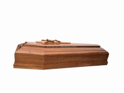 China European Style Carved Solid Wood Caskets / Italian Caskets Casket for sale