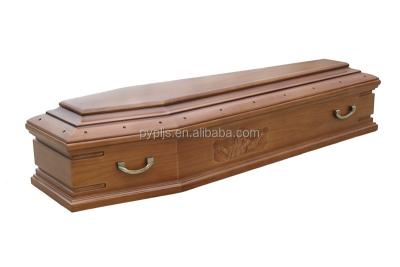 China Europe Italian Wooden Casket Adult Casket And Caskets With Handles for sale