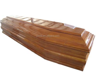 China European Italian wooden coffin paulownia style wooden coffin for sale