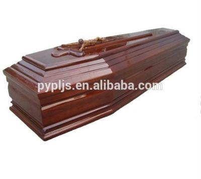 China Casket European Economic Italian Style Wooden Casket for sale