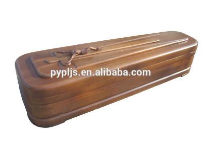 China European Style Wooden Coffin Style Funeral Casket for sale