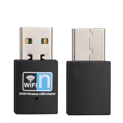 China 300Mbps Reatek 8192CU Mini Black USB Internet WiFi Dongle Wireless Receiver 3.3*1.5*0.7cm for sale