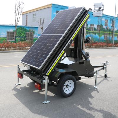 China Residential High quality solar light tower for desert and mine solar light tower battery powered led light tower for sale