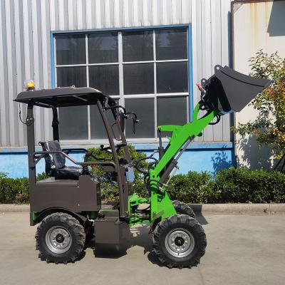 China Farms Small skid steer loader electric wheel loader 400kg 600kg electric backhoe loaders for sale for sale