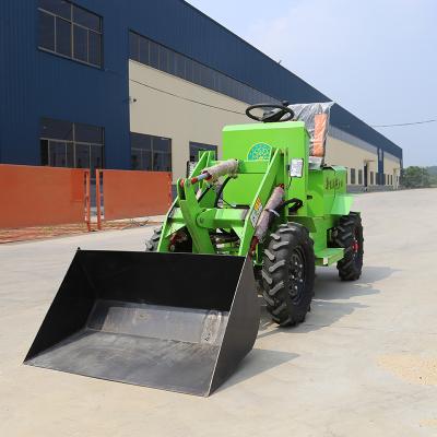 China Farms Cheap and High Quality 0.4 ton 0.6 ton 1 ton Multi Function Small Electric Mini Wheel Loader for sale